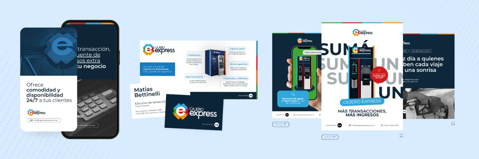 Comunicación B2B para Cajero Express, unidad de Link