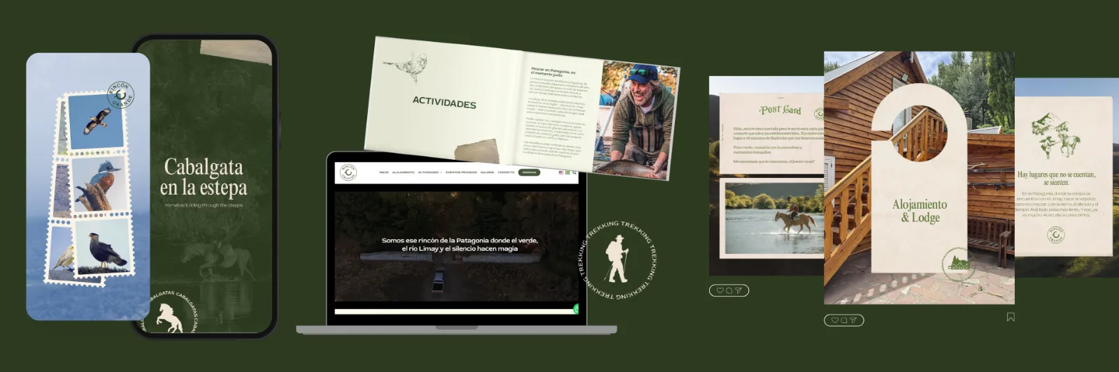 Branding integral para Rincón Grande, lodge patagónico